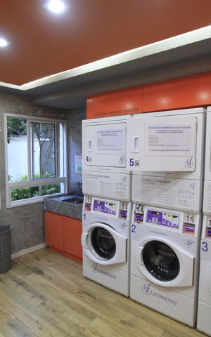 Studio à venda com 24m², 1 quarto e sem vagaLavanderia