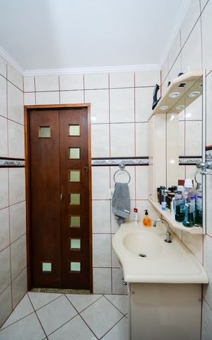 Casa à venda com 214m², 3 quartos e 3 vagasBanheiro da Suíte
