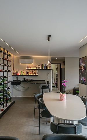 Apartamento à venda com 77m², 1 quarto e 2 vagasSala