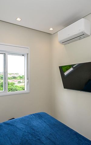 Apartamento à venda com 77m², 1 quarto e 2 vagasSuíte