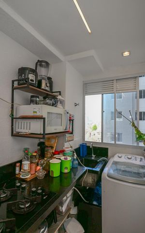 Apartamento à venda com 43m², 2 quartos e sem vagaÁrea de Serviço 