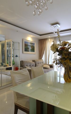 Apartamento para alugar com 104m², 4 quartos e 3 vagasSala