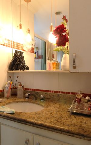 Apartamento para alugar com 104m², 4 quartos e 3 vagasBanheiro da Suíte