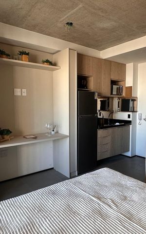 Studio para alugar com 29m², 1 quarto e sem vaga