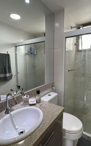 Apartamento à venda com 79m², 2 quartos e 1 vagaBanheiro da Suíte
