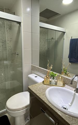 Apartamento à venda com 79m², 2 quartos e 1 vagaBanheiro Social