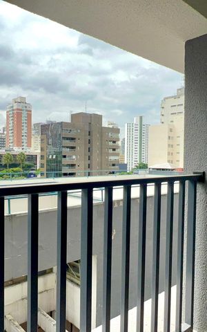 Studio à venda com 22m², 1 quarto e sem vaga Studio à venda com 22m², 1 quarto e sem vagaVaranda