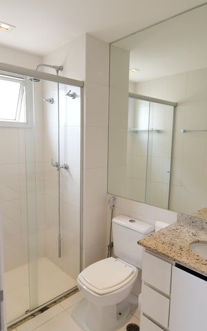 Apartamento para alugar com 113m², 2 quartos e 3 vagasBanheiro Suíte 