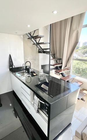 Studio à venda com 54m², 1 quarto e 1 vaga Studio à venda com 54m², 1 quarto e 1 vagaSala/Cozinha