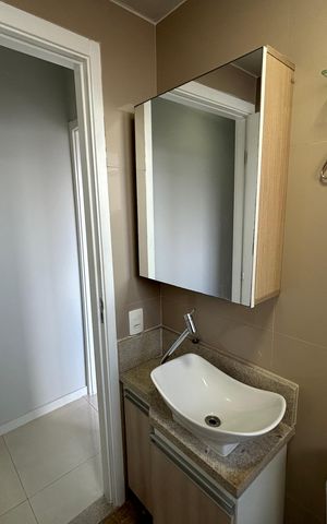 Apartamento à venda com 45m², 2 quartos e 1 vagaBanheiro social