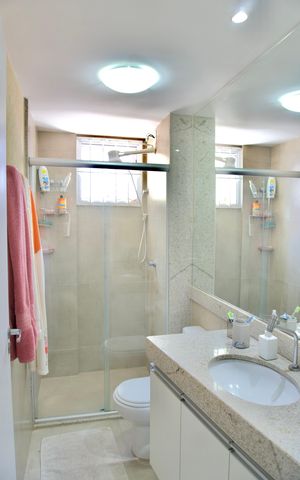 Apartamento para alugar com 69m², 3 quartos e 2 vagas Apartamento para alugar com 69m², 3 quartos e 2 vagasBanheiro Social