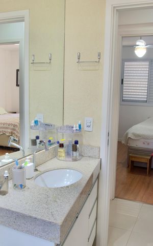 Apartamento para alugar com 69m², 3 quartos e 2 vagas Apartamento para alugar com 69m², 3 quartos e 2 vagasBanheiro Social