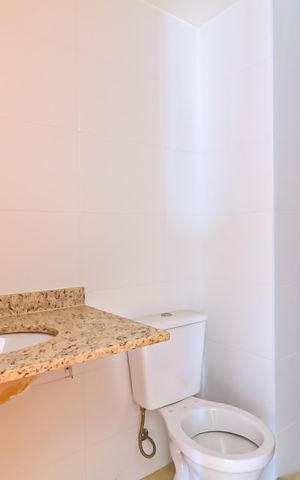 Apartamento à venda com 60m², 2 quartos e 1 vaga Apartamento à venda com 60m², 2 quartos e 1 vagaBanheiro da Suíte