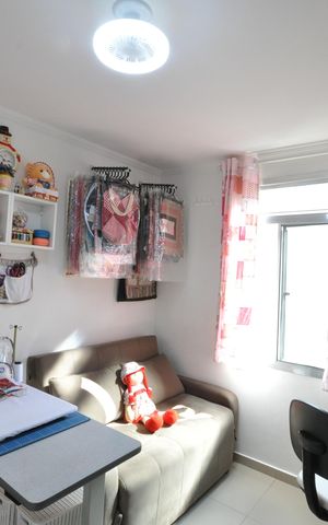 Apartamento à venda com 52m², 3 quartos e 1 vagaQuarto 3