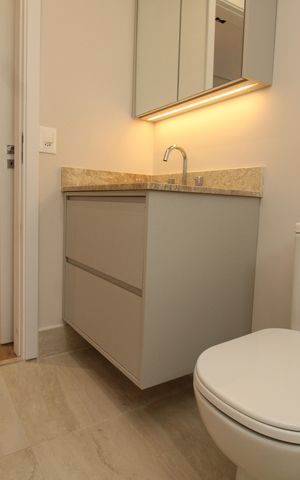 Apartamento à venda com 78m², 2 quartos e 1 vagaBanheiro da Suíte 2