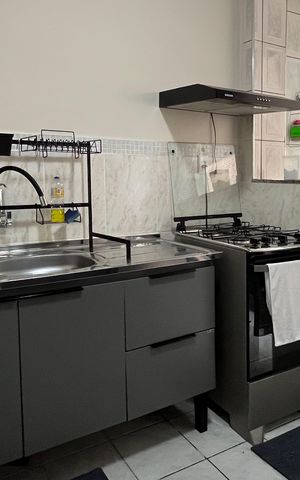 Apartamento para alugar com 37m², 1 quarto e 1 vagaCozinha e Área de Serviço