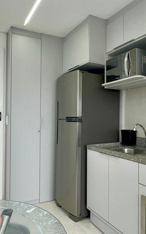 Studio para alugar com 30m², 1 quarto e sem vaga Studio para alugar com 30m², 1 quarto e sem vagaCozinha