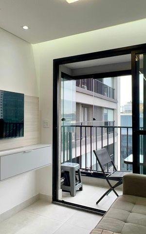 Studio para alugar com 30m², 1 quarto e sem vaga Studio para alugar com 30m², 1 quarto e sem vagaSala