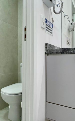 Studio para alugar com 30m², 1 quarto e sem vaga Studio para alugar com 30m², 1 quarto e sem vagaBanheiro