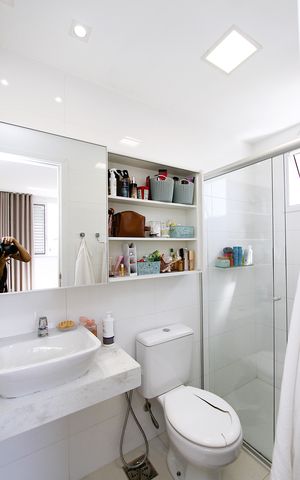 Apartamento à venda com 120m², 2 quartos e 3 vagasBanheiro da Suíte