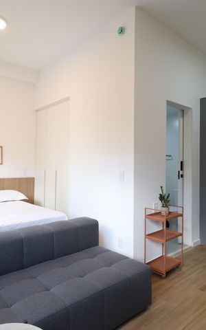 Studio para alugar com 24m², 1 quarto e sem vagaSala/Quarto 