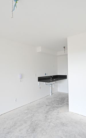 Studio à venda com 26m², 1 quarto e sem vagaSala/Quarto