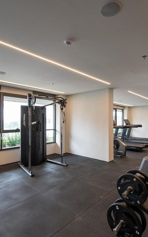 Studio à venda com 26m², 1 quarto e sem vaga Studio à venda com 26m², 1 quarto e sem vagaAcademia