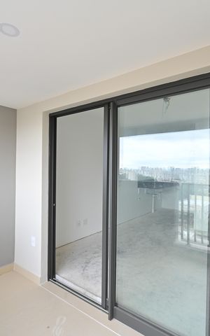 Studio à venda com 26m², 1 quarto e sem vagaVaranda