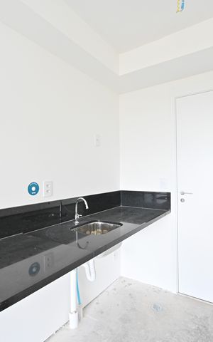 Studio à venda com 26m², 1 quarto e sem vagaCozinha