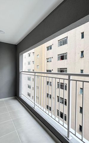 Apartamento para alugar com 42m², 2 quartos e sem vaga Apartamento para alugar com 42m², 2 quartos e sem vagaVaranda