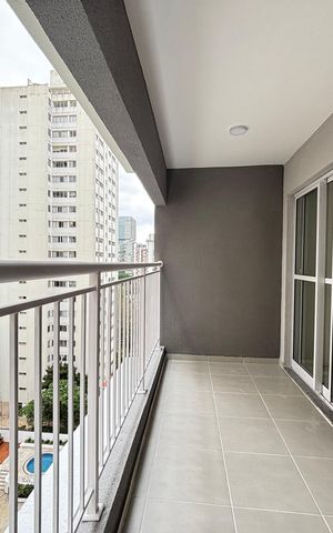 Apartamento para alugar com 42m², 2 quartos e sem vaga Apartamento para alugar com 42m², 2 quartos e sem vagaVaranda