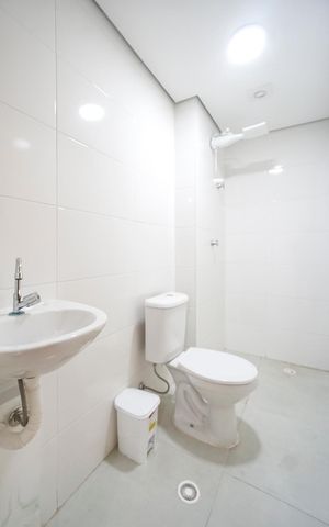 Studio à venda com 27m², 1 quarto e sem vaga Studio à venda com 27m², 1 quarto e sem vagaBanheiro