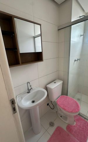 Apartamento à venda com 47m², 2 quartos e 1 vaga Apartamento à venda com 47m², 2 quartos e 1 vagaBanheiro
