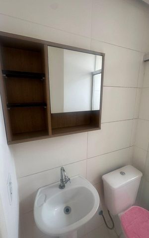 Apartamento à venda com 47m², 2 quartos e 1 vaga Apartamento à venda com 47m², 2 quartos e 1 vagaBanheiro