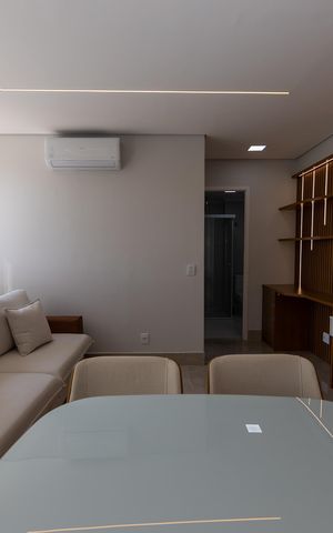 Apartamento à venda com 45m², 1 quarto e 1 vaga Apartamento à venda com 45m², 1 quarto e 1 vagaSala_Cozinha