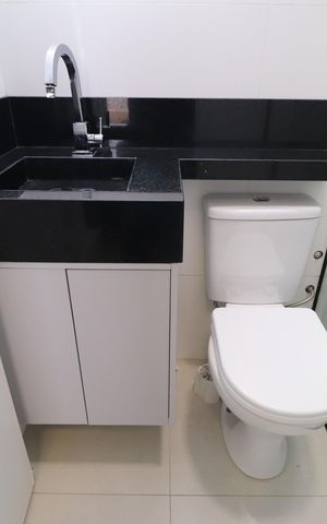 Apartamento para alugar com 57m², 3 quartos e 1 vagaBanheiro do Quarto 3