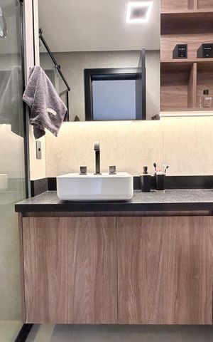 Apartamento à venda com 70m², 1 quarto e 1 vagaBanheiro