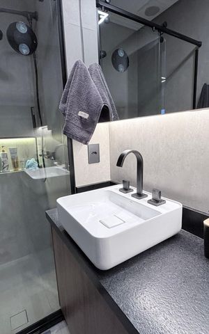 Apartamento à venda com 70m², 1 quarto e 1 vagaBanheiro