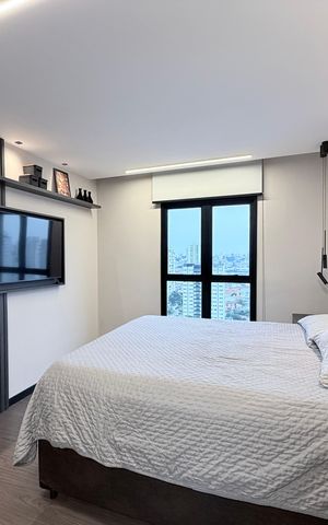 Apartamento à venda com 70m², 1 quarto e 1 vagaQuarto 