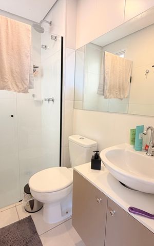Apartamento à venda com 64m², 2 quartos e 1 vagaBanheiro da Suíte