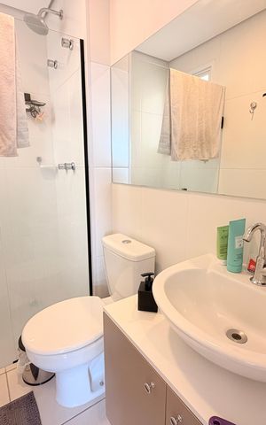 Apartamento à venda com 64m², 2 quartos e 1 vagaBanheiro da Suíte