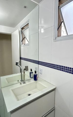 Apartamento à venda com 58m², 3 quartos e 1 vaga Apartamento à venda com 58m², 3 quartos e 1 vagaBanheiro da Suíte