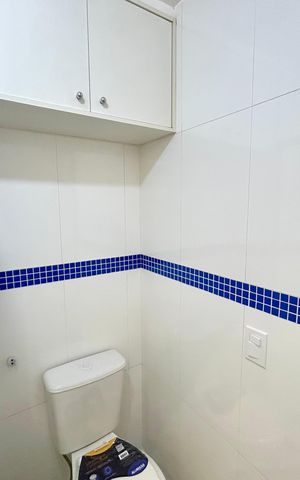 Apartamento à venda com 58m², 3 quartos e 1 vaga Apartamento à venda com 58m², 3 quartos e 1 vagaBanheiro 1