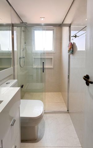 Apartamento à venda com 158m², 3 quartos e 3 vagas Apartamento à venda com 158m², 3 quartos e 3 vagasBanheiro da Suíte 3