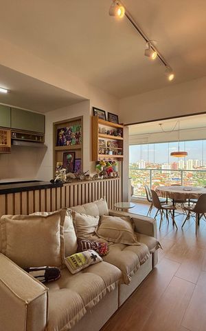 Apartamento à venda com 64m², 2 quartos e 1 vaga Apartamento à venda com 64m², 2 quartos e 1 vagaSala