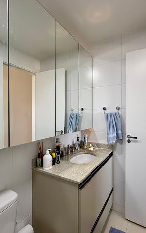 Apartamento à venda com 64m², 2 quartos e 1 vaga Apartamento à venda com 64m², 2 quartos e 1 vagaBanheiro Suíte