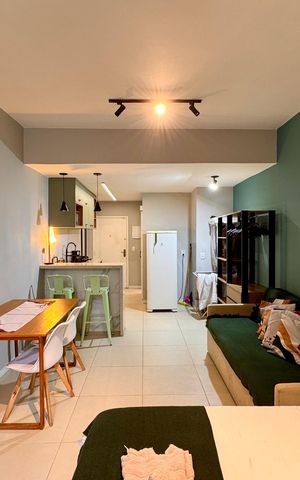 Studio à venda com 35m², 1 quarto e sem vaga