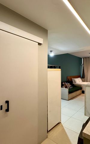 Studio à venda com 35m², 1 quarto e sem vaga