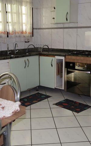 Casa à venda com 125m², 4 quartos e 2 vagasCozinha casa 1 (térrea)