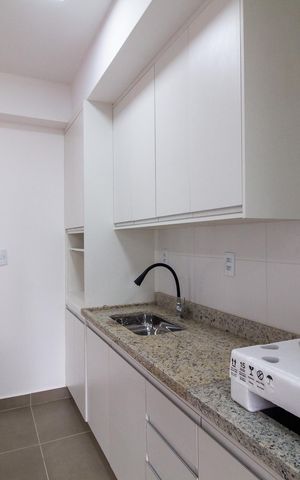 Studio para alugar com 49m², 1 quarto e 1 vaga Studio para alugar com 49m², 1 quarto e 1 vagaCozinha